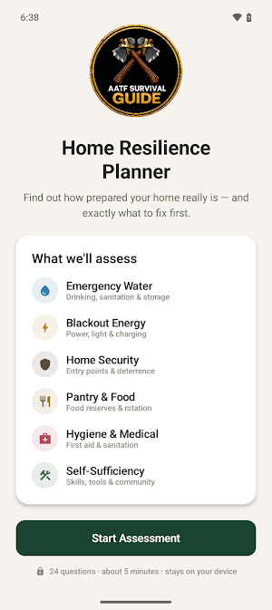 Home Resilience Planner Screenshot 1