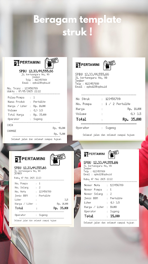 Cetak Struk Pom / SPBU Screenshot 3