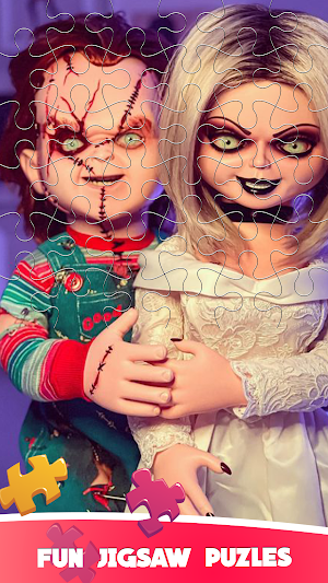 Scary Chucky Jigsaw Puzzle App Screenshot 2