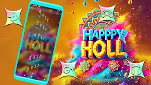 Happy Holi Theme Screenshot 2