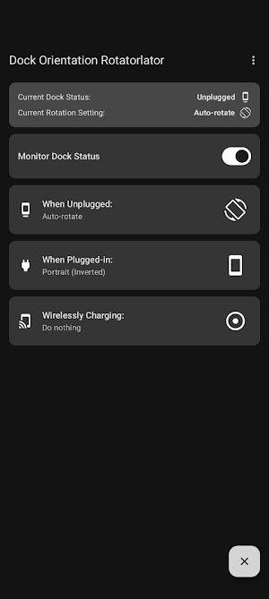 Dock Orientation Rotatorlator Screenshot 0