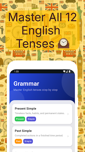 English Audio Stories & Tenses Screenshot 2