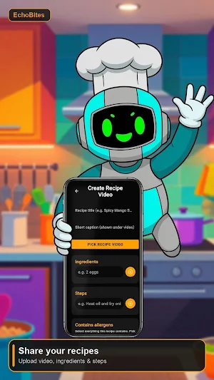 EchoBites Recipe Videos Screenshot 1