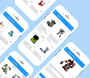 Robot toys shopping Screenshot 0
