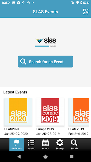 SLAS Events Screenshot 0