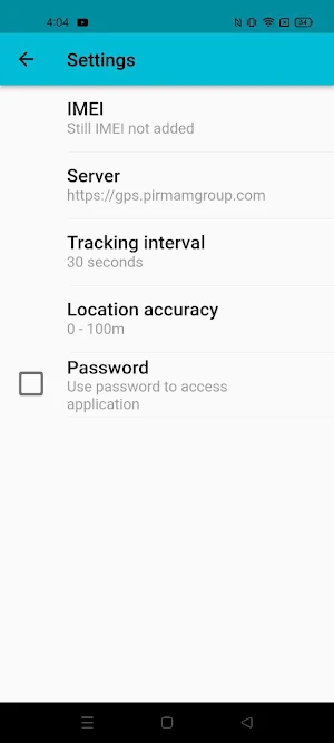 CoreNetwork GPS Tracker Screenshot 1
