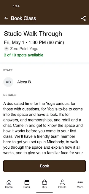 Zero Point Yoga Screenshot 2