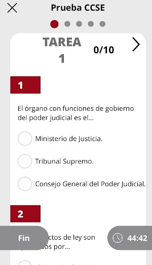 CCSE Nacionalidad Española Instituto Cervantes Screenshot 1