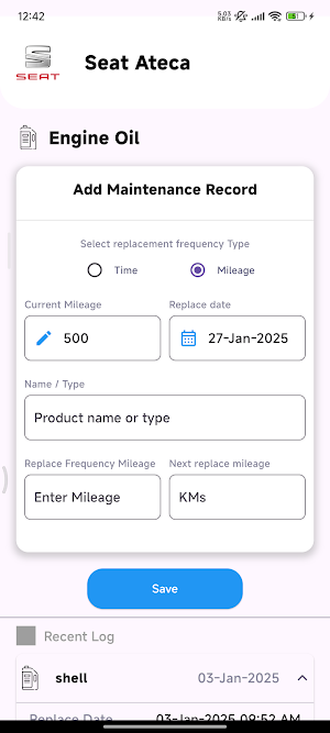 Seat Ateca User Manual and Log Screenshot 2