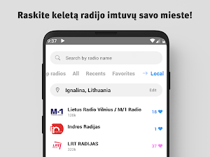 Radijas Lietuva: AM FM radijas, radijas internetu Screenshot 2