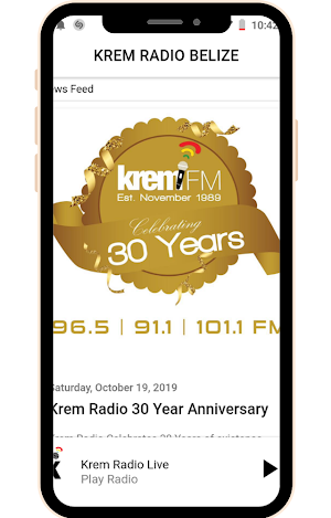Krem Radio Belize Screenshot 0