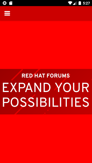 Red Hat Forum: Sponsors Screenshot 1