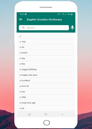 English Croatian Dictionary Screenshot 2