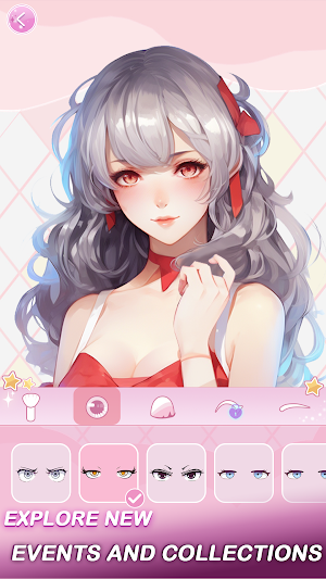 Anime Dress Up Games Moe Girls Screenshot 2