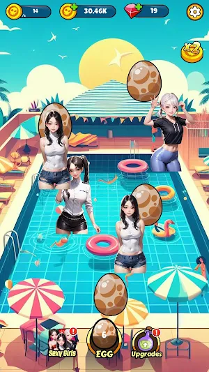 Sexy pool party girls: merge Screenshot 0