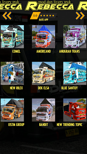 Mod and Livery Truck Rebecca Screenshot 3