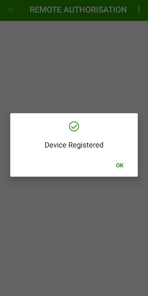 JCC Authenticator Screenshot 1