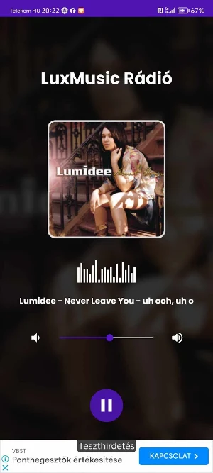 LuxMusic Rádió Magyarország Screenshot 0