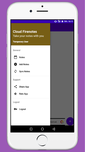 Cloud Firenotes Screenshot 1