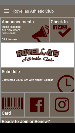 Rovella's Athletic Club Screenshot 1