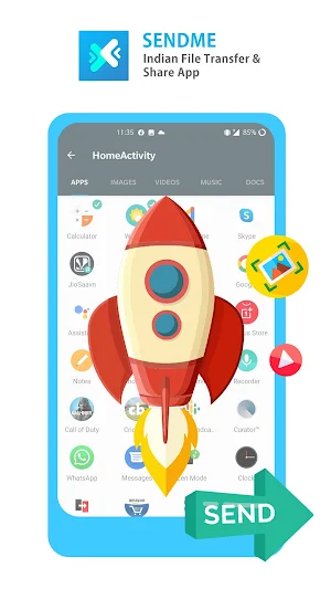 Share It & Transfer Files with Wifi 2021 - SendMe Screenshot 2