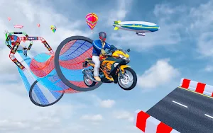 Superhero Bike GT Stunt Race Screenshot 2
