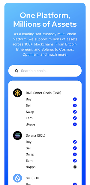 Trust wallet Screenshot 1