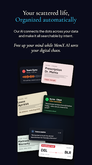 MemX: AI Memory Agent Screenshot 1