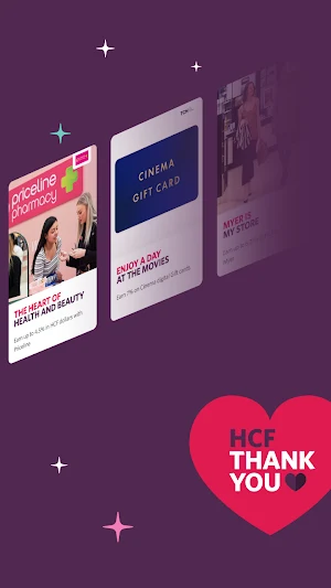 The HCF Thank You app Screenshot 1