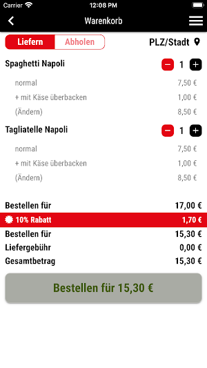 Avanti Haltern Screenshot 1