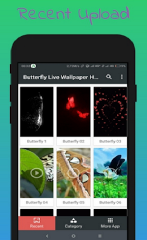 Butterfly Live Wallpaper HD 3D Screenshot 1