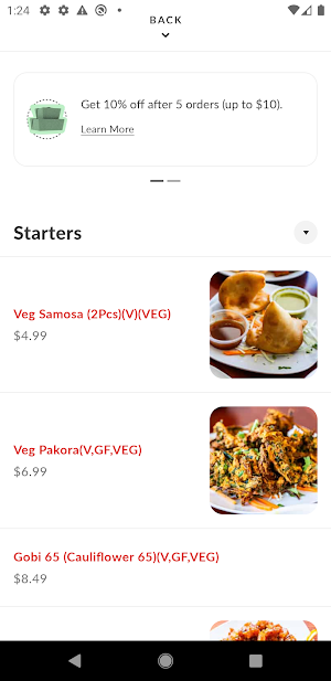 Sivestar Indian Tacos Screenshot 2