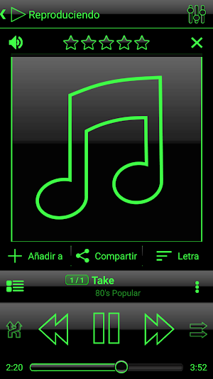 SKIN PLAYERPRO V3 DARK GREEN Screenshot 0