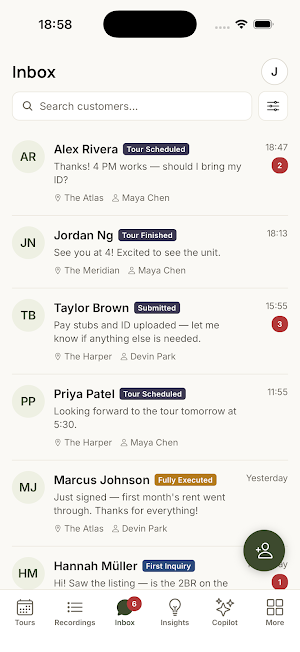 UP Leasing Screenshot 2