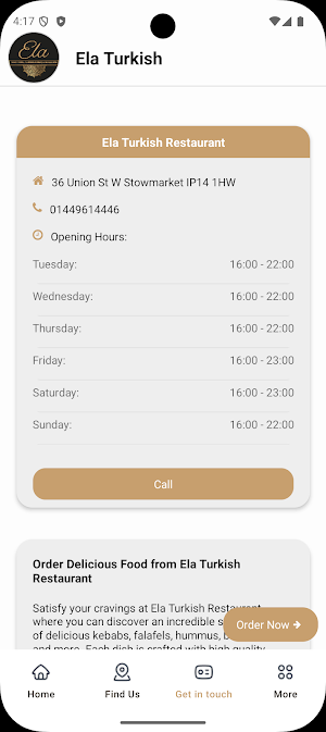 Ela Turkish Restaurant Screenshot 3