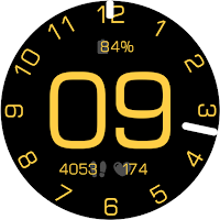 Key093 Hybrid Watch Face