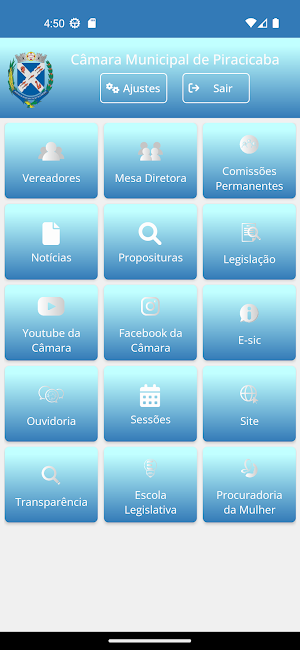 Câmara Municipal de Piracicaba Screenshot 0