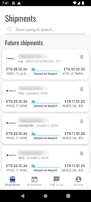 Tramaco Tracking Screenshot 3