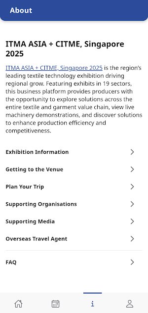 ITMA ASIA + CITME, SG 2025 Screenshot 3