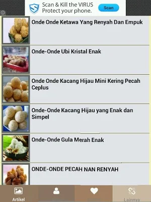 Resep Onde Onde Screenshot 1