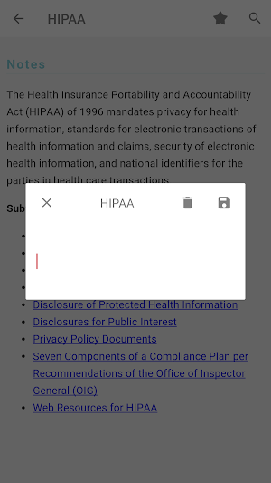 MA Notes: Medical Assistant's Pocket Guide Screenshot 2
