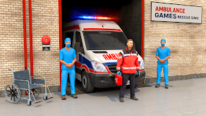 Ambulance Games Rescue Sims 3D Screenshot 0