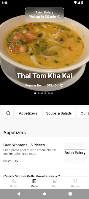Asian Eatery Screenshot 1