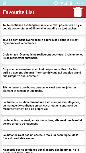 Citation Confiance Foi & Part Screenshot 1
