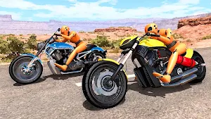 Moto Bike Dummy Crash Test Sim Screenshot 3