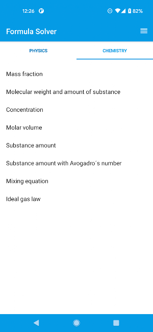 Formula Solver Screenshot 1