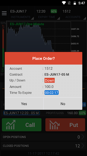 KERFORDFX Option Trader Screenshot 2
