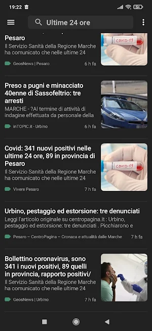 Pesaro Urbino notizie Screenshot 2