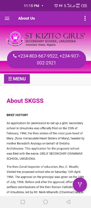 St Kizito Girls' Umudioka Screenshot 3