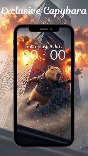 Cute Capybara 4K Wallpapers Screenshot 1
